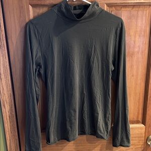 Anthropologie Olive Turtleneck Top